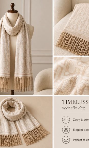 Sjaal Diana beige