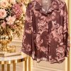 Blouse Liz licht bruin - Afbeelding 2