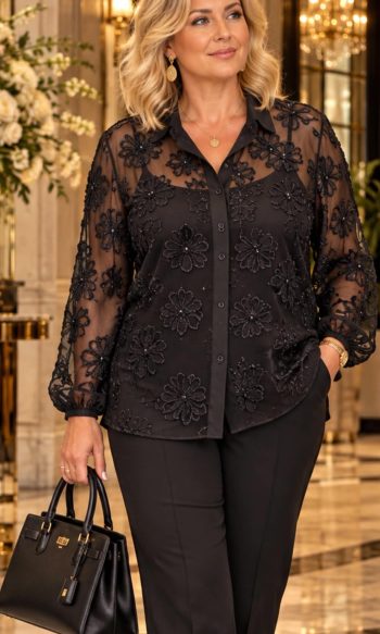 Blouse Cheryl zwart