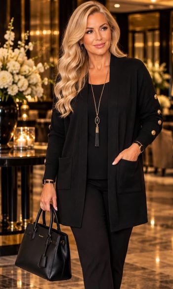 Vest Lotte zwart